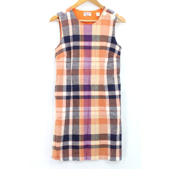 Original Penguin Plaid Dress Womens Casual Multicolor Sleeveless Pullover Small - Picture 1 of 10